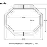 Бассейн Енисей 550 х 370 см